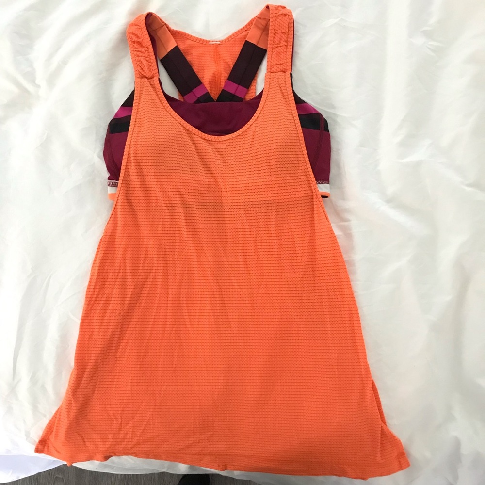 [Lululemon] TANK WITH BUILT IN SPORTS BRA (6)